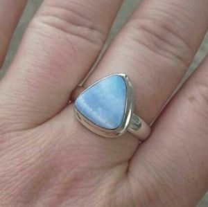 Boulder Opal Ring Size 9.75 Sterling Silver
